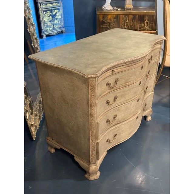 19th Century Swedish Gustavian Grey Chest For Sale In Dallas - Image 6 of 6