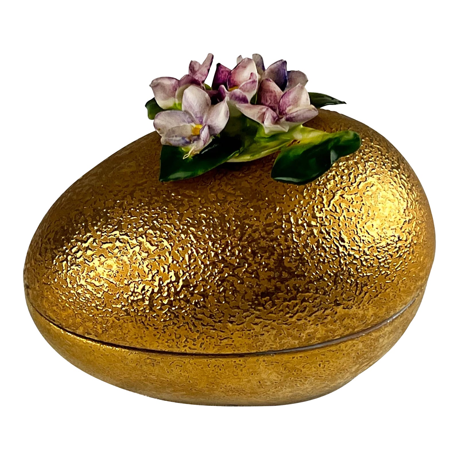 Early 20th Century French Limoge Trinket Box by Fontanille and Marraud ...