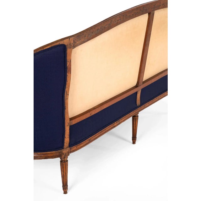 Vintage Catalan Sofa in Walnut For Sale - Image 9 of 11