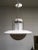 Forecast Lighting 1980s Forecast Lighting Postmodern Pendant Chandelier, Los Angeles, White & Chrome For Sale - Image 4 of 11