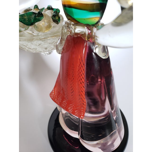 1950s Salviati Murano Glass Figure of a Woman For Sale - Image 10 of 18