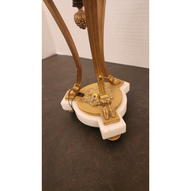 Mid 18th Century Louis XVI Gilt Bronze Lamp, Unwired For Sale In Dallas - Image 6 of 7