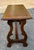 Brown Vintage Spanish Revival Console Trestle Table For Sale - Image 8 of 10