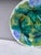 French Country 19th Century Majolica Purple Flowers Plate Clairefontaine For Sale - Image 3 of 4