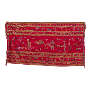 Antique Indonesian Narrative Story Cloth