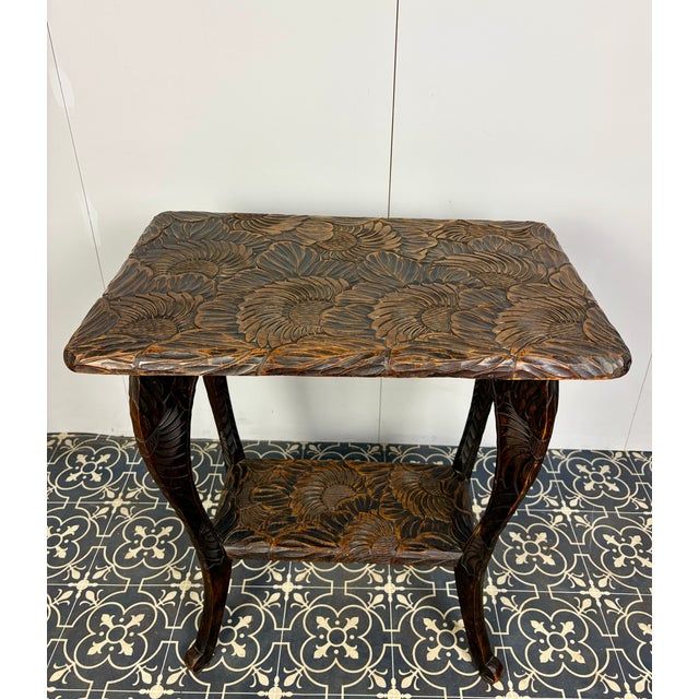 Japanese Two Tier Side Table from Liberty and Co, 1900s For Sale - Image 17 of 18