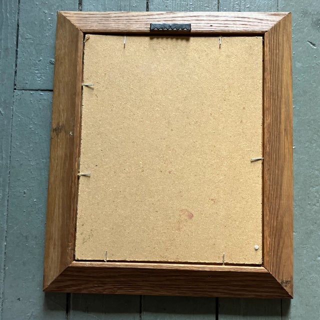 1950’s Vintage Rustic American Indian Still Life Painting For Sale - Image 4 of 4