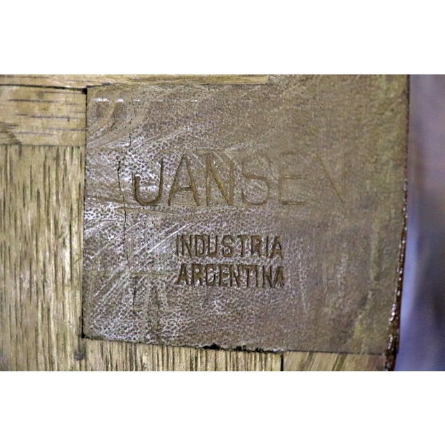 Wood Signed Jansen French Bronze Mounted Marble Top Commode For Sale - Image 7 of 13