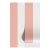 Clubhouse Stripe Grasscloth Wallpaper by House Party | Sunrise Peach & White | 6 Yards For Sale