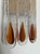 Metal Italian Amber Murano Glass Wall Sconces from Mazzega, 1970s, Set of 2 For Sale - Image 7 of 12