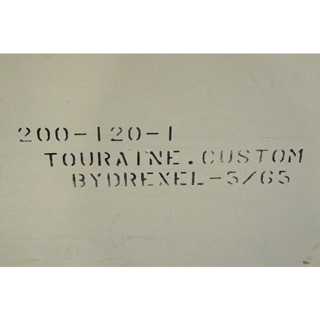 Drexel Furniture Touraine Collection Custom Cream Pained Country French Provincial 54" Double Dresser 200-120-1 For Sale - Image 15 of 15