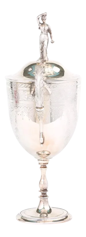 Old English Silver Plated Covered Urn