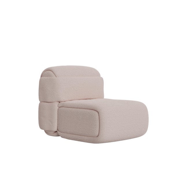 Contemporary Elsa Armless Chair by Ottiu For Sale - Image 3 of 11