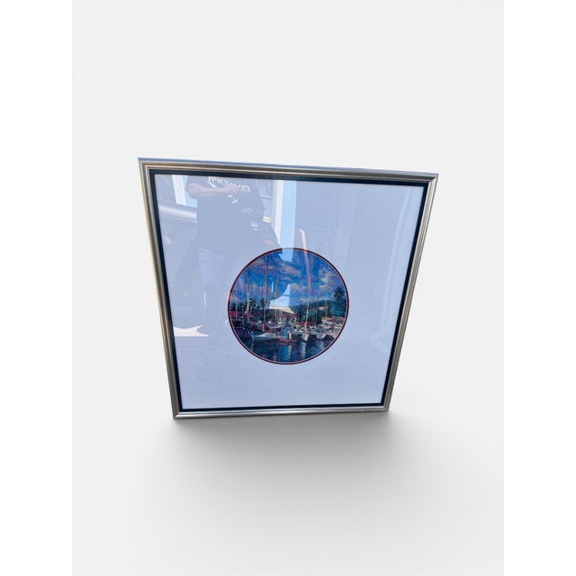 1980s 1990s Lahaina Harbor on Maui , Hawaii by Christian Riese Lassen For Sale - Image 5 of 10
