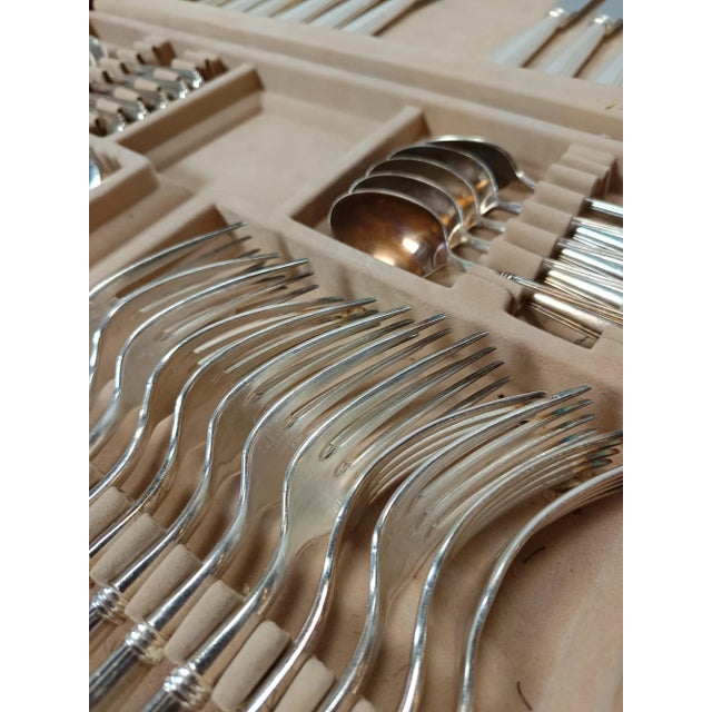 Vintage Silver Cutlery Set from Létang Rémy, 1970s, Set of 59 For Sale - Image 10 of 15