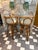 Brown Set of 4 Vintage Boho Coastal Rattan Swivel Bar Stools For Sale - Image 8 of 10