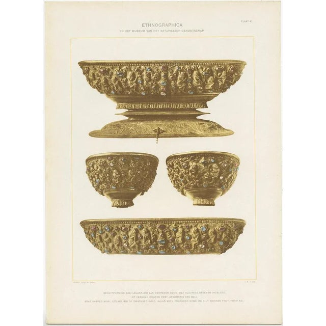 J. W. Teillers, Ethnographic Items of Batavia, 1910, Paper, Set of 12 For Sale - Image 12 of 14