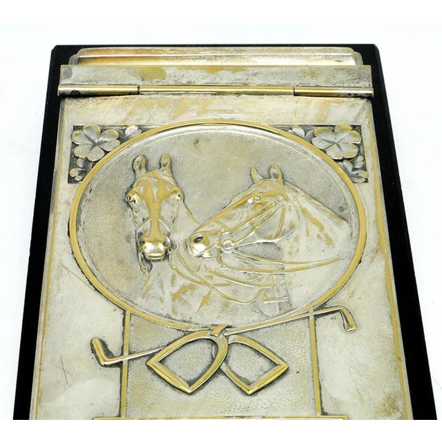 Black German Art Nouveau Notepad, 1890s For Sale - Image 8 of 10