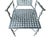 Ornamental & Decorative Materials Vintage Neoclassical Phyllis Morris Faux Bamboo Patio Set Armchairs in Original Patina Gray Black Finish, a Pair For Sale - Image 7 of 12