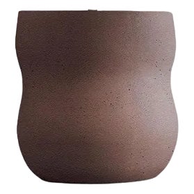 Pebble Medium Brown Planter by Indigenus For Sale