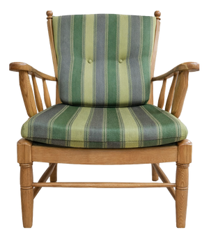Vintage Danish Lounge Chair in Oak by Henning Kjærnulf, 1960s