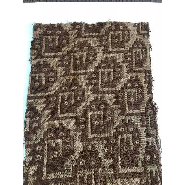 Beige Group of Three Framed Pre-Columbian Textile Fragments Chancay Chimu Culture For Sale - Image 8 of 11