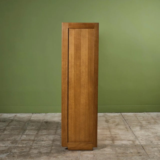 Robert Guillerme and Jacques Chambron Oak Wardrobe For Sale In Los Angeles - Image 6 of 12