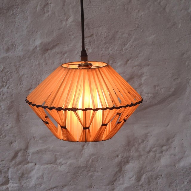 Mid-Century Pendant Lamp, France, 1950s For Sale - Image 4 of 12