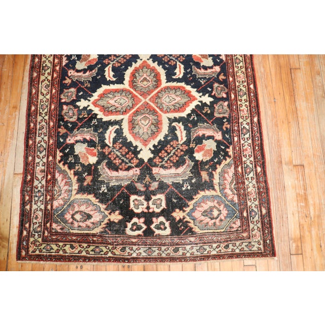 Antique Zabihi Collection Persian Mahal Accent Rug - 4' x 6'6" For Sale In New York - Image 6 of 7