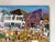 Textile 2009 Jadiro Colorful Folk Art Oil on Canvas Painting – Unframed For Sale - Image 7 of 12