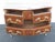 French Marble Top Bombay Serpentine Inlay Commode Dresser Bathroom Vanity 6435a For Sale - Image 4 of 17