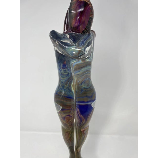 Murano Glass Amati Lovers Statue For Sale In Naples, FL - Image 6 of 6