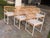 White Harbour Outdoor Hayman Aluminum Dining Table, White For Sale - Image 8 of 12