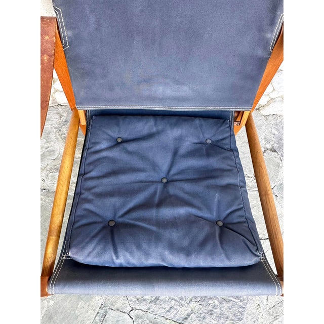 KK47000 Safari Chair by Kaare Klint for Rud. Rasmussen, Denmark, 1960s For Sale - Image 14 of 17