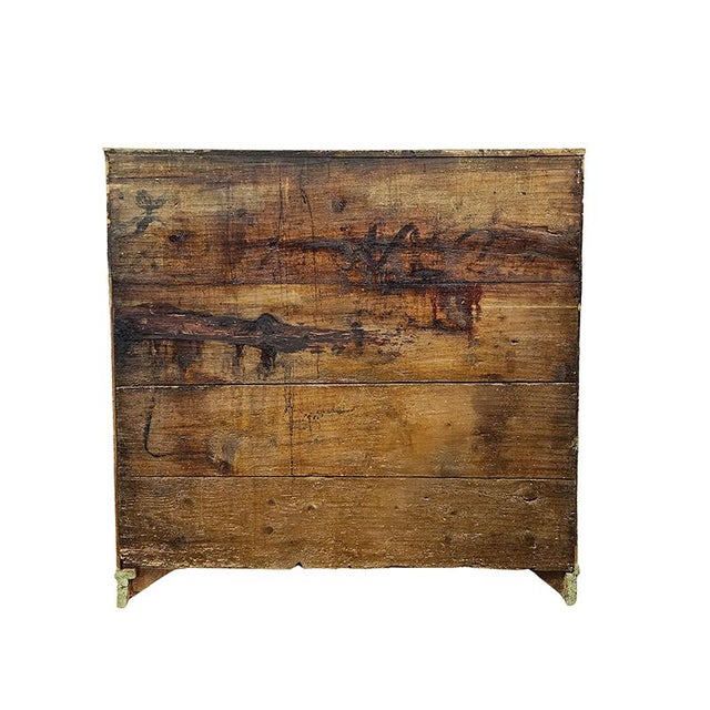 Lacquered Sideboard with Floral Motifs, 19th Century For Sale - Image 6 of 7