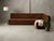 Mid-Century Modern Modular Sofa in Brown Velvet, 1970, Set of 3 For Sale - Image 4 of 5