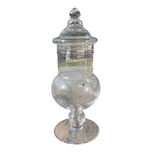 Early 1900s Hand Blown Victorian Apothecary/Candy Jar