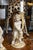 Italian Pair of Italian Giltwood Cherub Candlestick Lamps For Sale - Image 3 of 10
