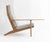 Pair of White Oak Outdoor Lounge Chairs For Sale - Image 9 of 16
