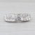 Vintage 0.25ctw Diamond Ring 14k White Gold Size 6 Anniversary Wedding Band For Sale - Image 4 of 8