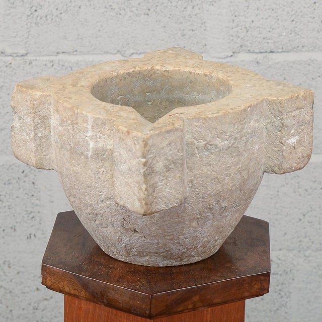 Stone Mortar, Italy, Early 19th Century For Sale - Image 6 of 13