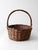 Mid 20th Century Vintage Wicker Gathering Basket For Sale - Image 5 of 14
