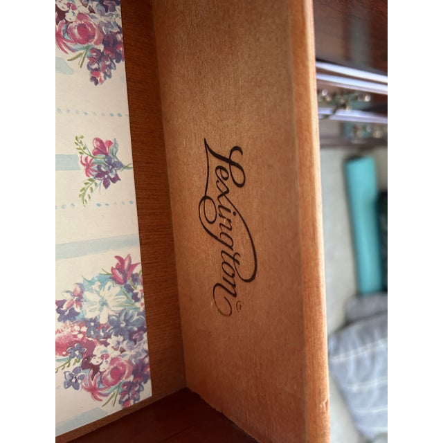 Lexington Cherry Dresser with lots of storage. Still has vertical beams attached that held triple mirror (also in my...