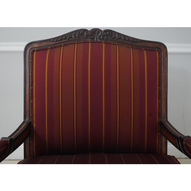 Ej Victor French Louis XV Upholstered Bergere Chair For Sale - Image 10 of 18