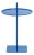 Modern Round Blue Coffee Table - Lily 01 by Oitoproducts For Sale