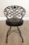 Vintage Rose Pattern Wrought Iron Side Chairs - A Pair For Sale In Philadelphia - Image 6 of 12
