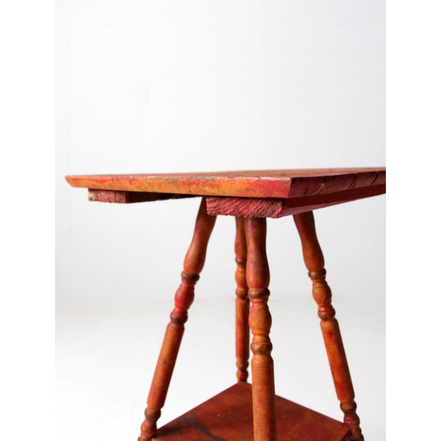 Antique Wooden End Table Chairish