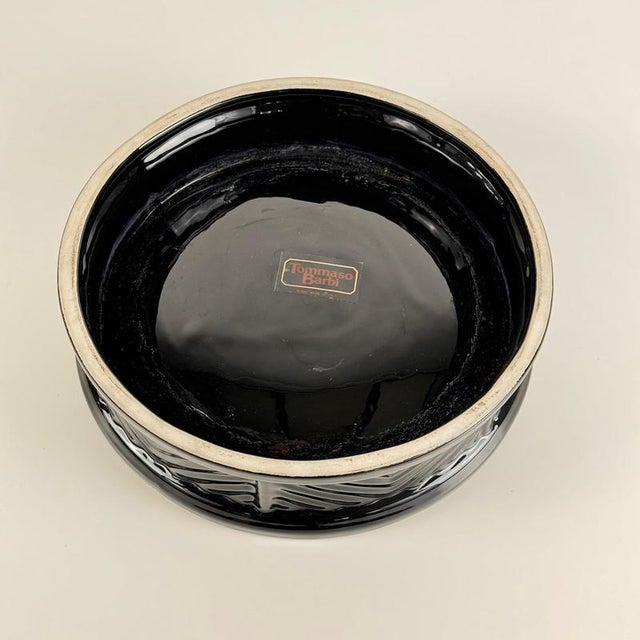 Ceramic Catchall or Centrepiece attributed to Tommaso Barbi, Rome, Italy, 1970s For Sale - Image 14 of 16