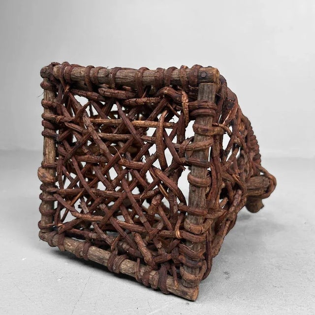 Japanese Organic Hanakago Ikebana Basket, 1960s For Sale - Image 10 of 15