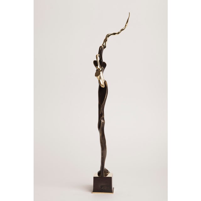 Musician Bronze Sculpture Chairish